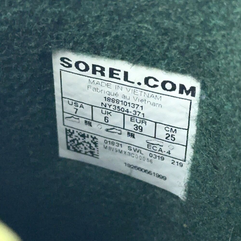 SOREL NY3504-371 Flurry Youth Size US 7 EUR 39 Winter Snow Boot Camo Stompers - Picture 8 of 9
